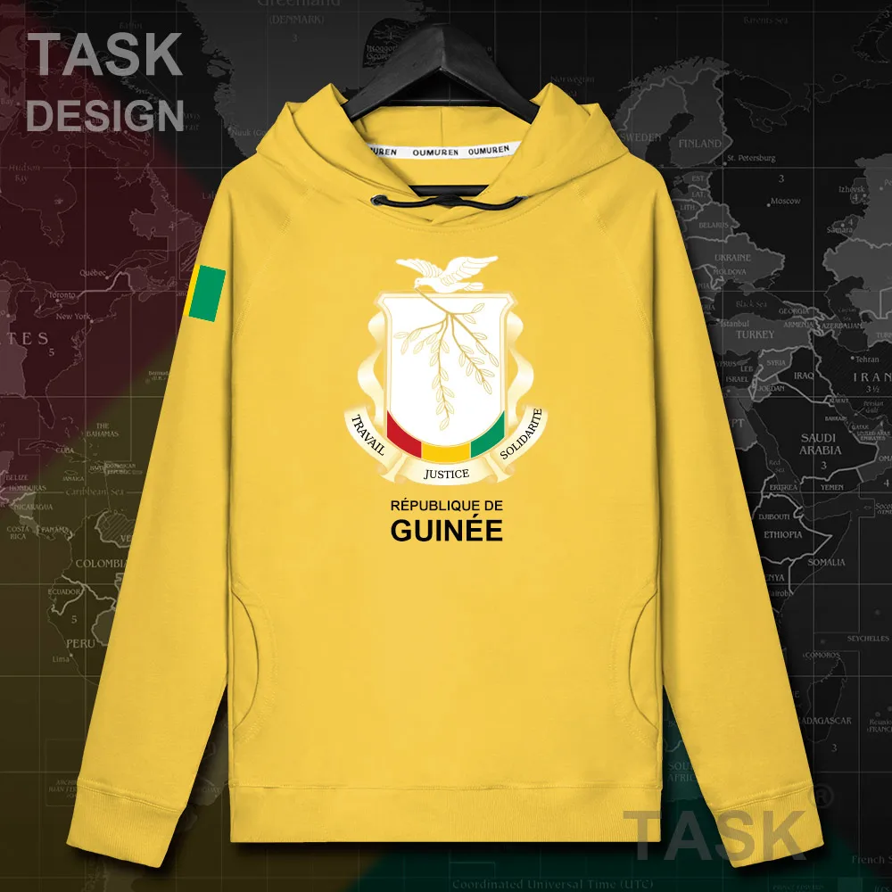 Guinean GN/Guinean/футболка с капюшоном для мужчин пуловеры толстовки топ мужской