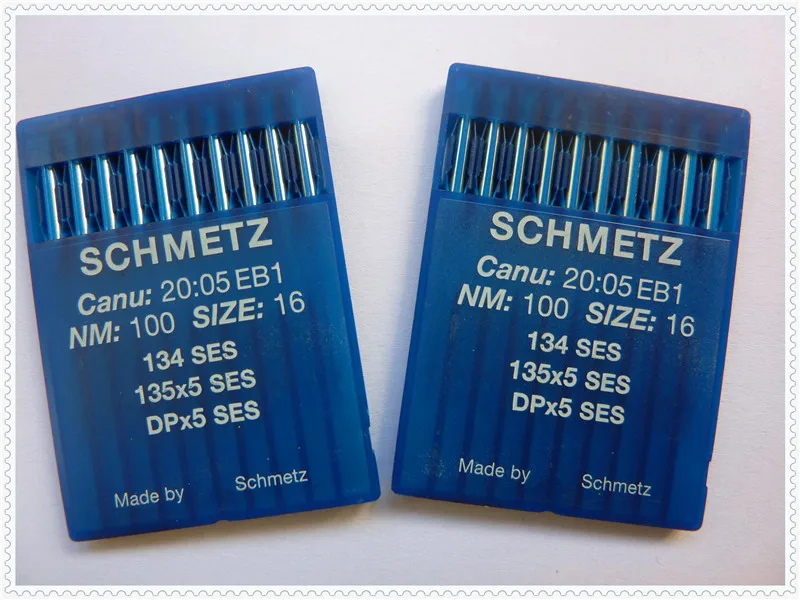 Иглы для швейной машинки SCHMETZ DPx5 SES 135x5 134 20 шт./лот промышленных швейных машин с