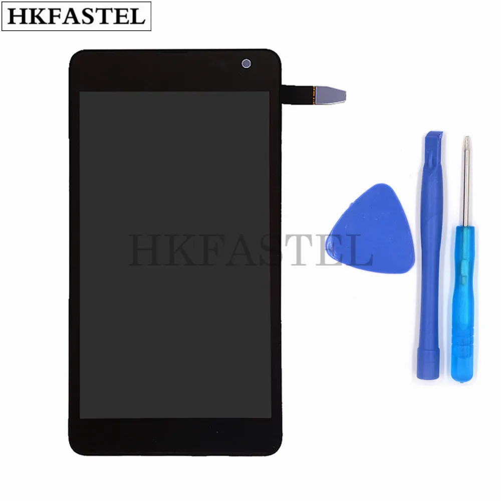 ЖК-дисплей HKFASTEL для Nokia Microsoft Lumia 535 сенсорный экран дигитайзер стекло внешняя