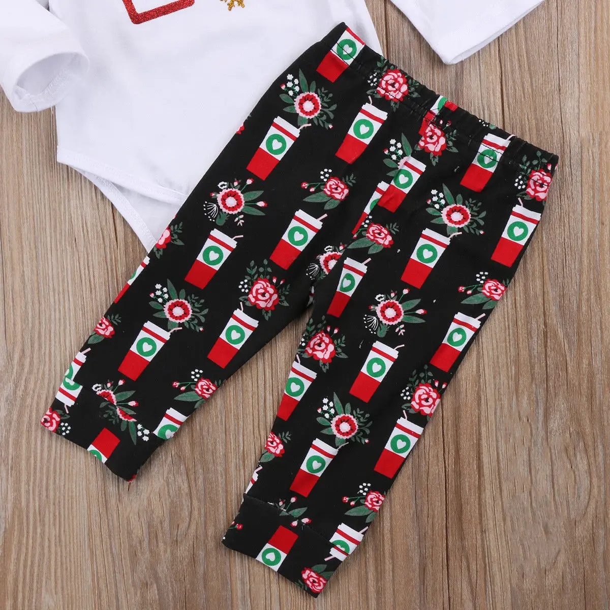 2018 Brand New Newborn Toddler Infant Baby Girls Boys Christmas 3Pcs Set Clothes Jumpsuit Romper Pants Headband Outfits Gift | Детская