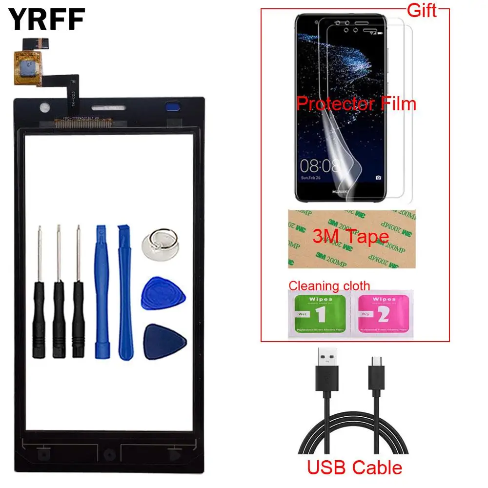 Мобильный сенсорный экран YRFF 4 ''для Prestigio Wize O3 PSP 3458 DUO сенсорная панель датчик
