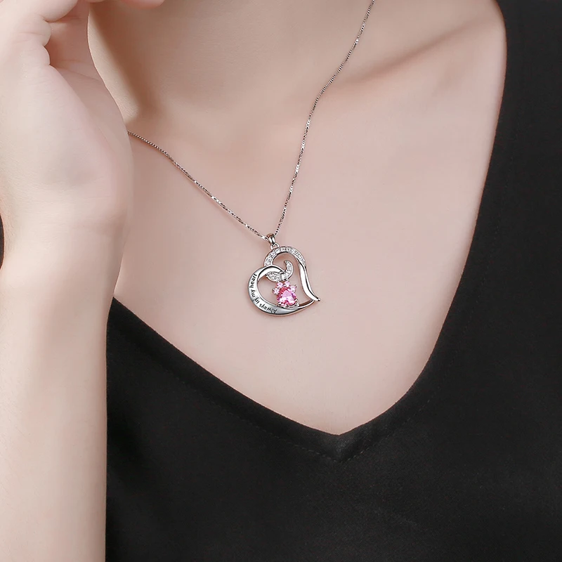 Wholesale Custom Paw Print Jewelry &quotAlways In My Heart&quot Birthstone Memorial Dog&ampCat Necklace | Украшения и аксессуары
