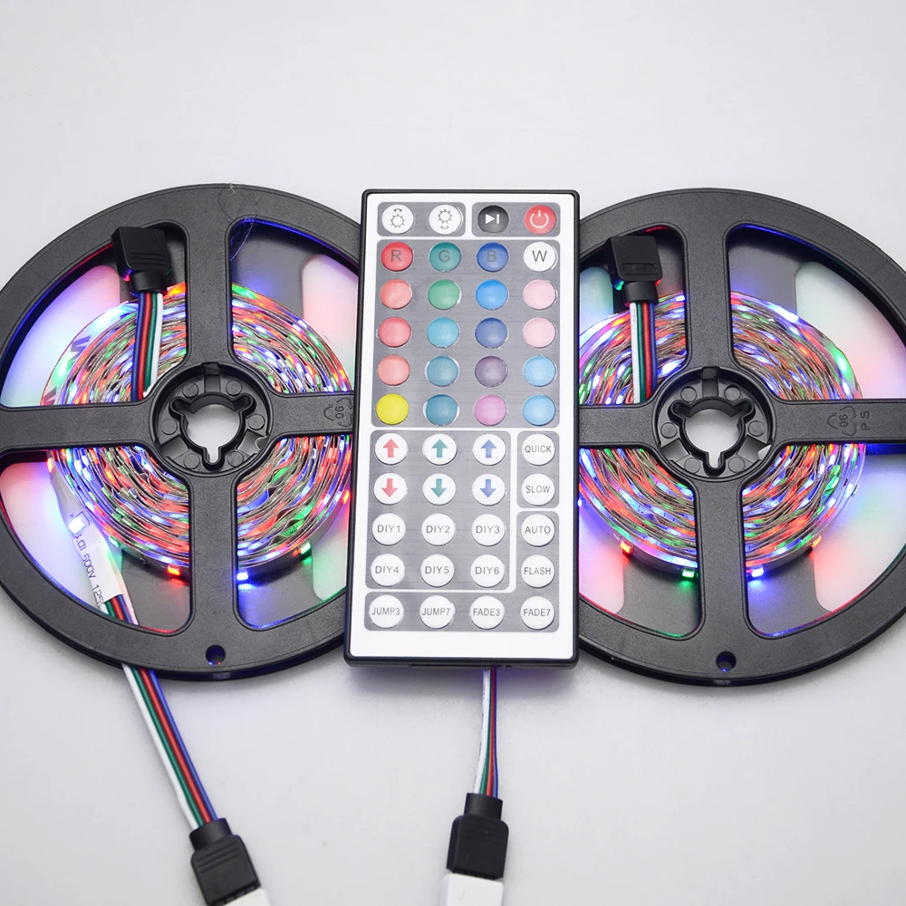 Светодиодная лента 3528 RGB 10 м Диодная подача светодиодсветильник лампа + пульт