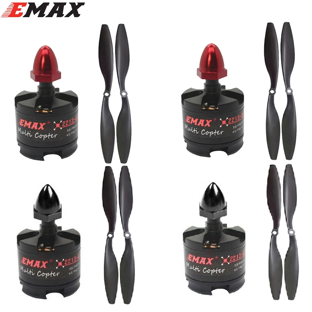Emax MT2213 935KV 3-4S CW CCW Plus бесщеточный двигатель с винтом 1045 для F450 F550 X525 мультикоптеров