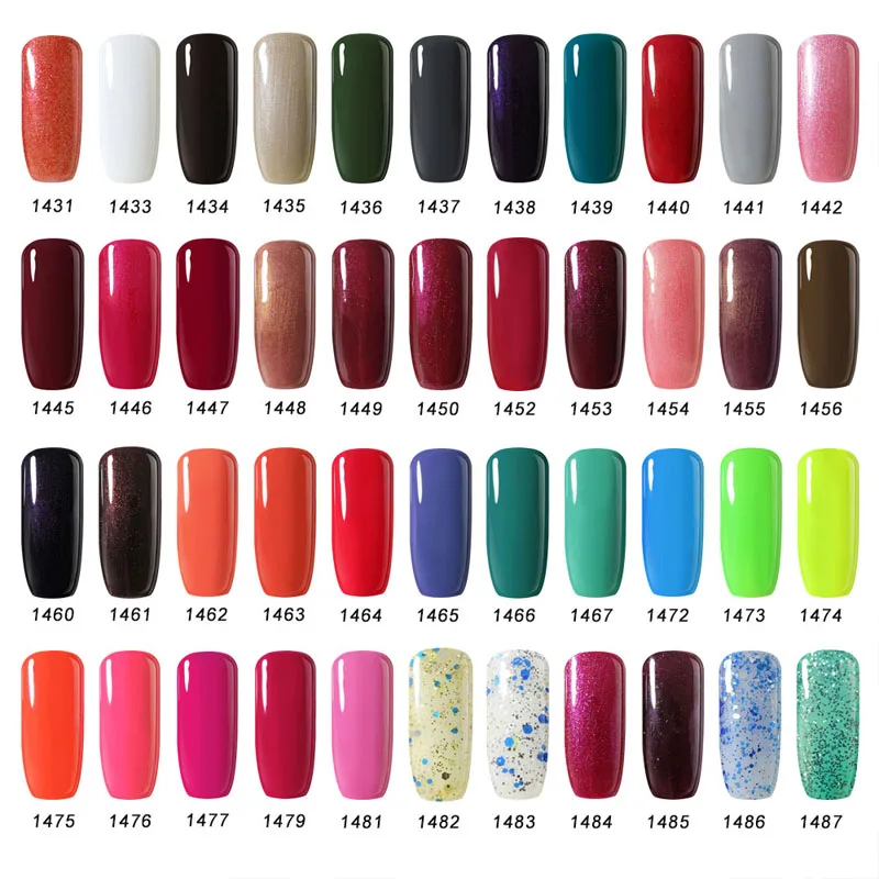 Clou Beaute 20 шт. розовое золото УФ гель лак для ногтей светодиодный Гель