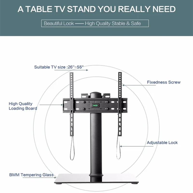 Универсальная настольная подставка для телевизора монитора напольная с