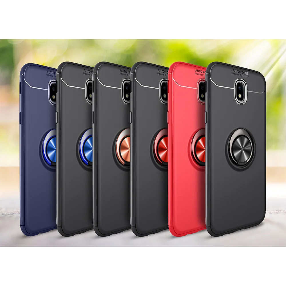 Вращающийся на 360 градусов металлический магнитный силиконовый чехол для Samsung