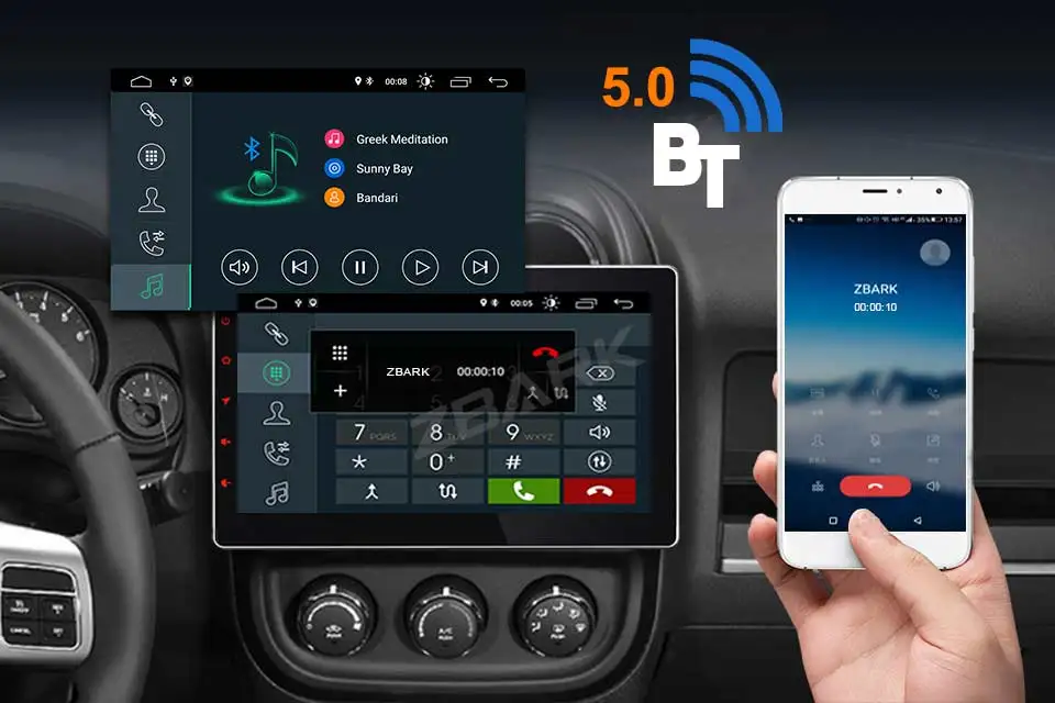 10,1 дюймовый Android 9,0 двойной 2 Din универсальный gps навигатор автомобильный стерео плеер радио YHTY101A