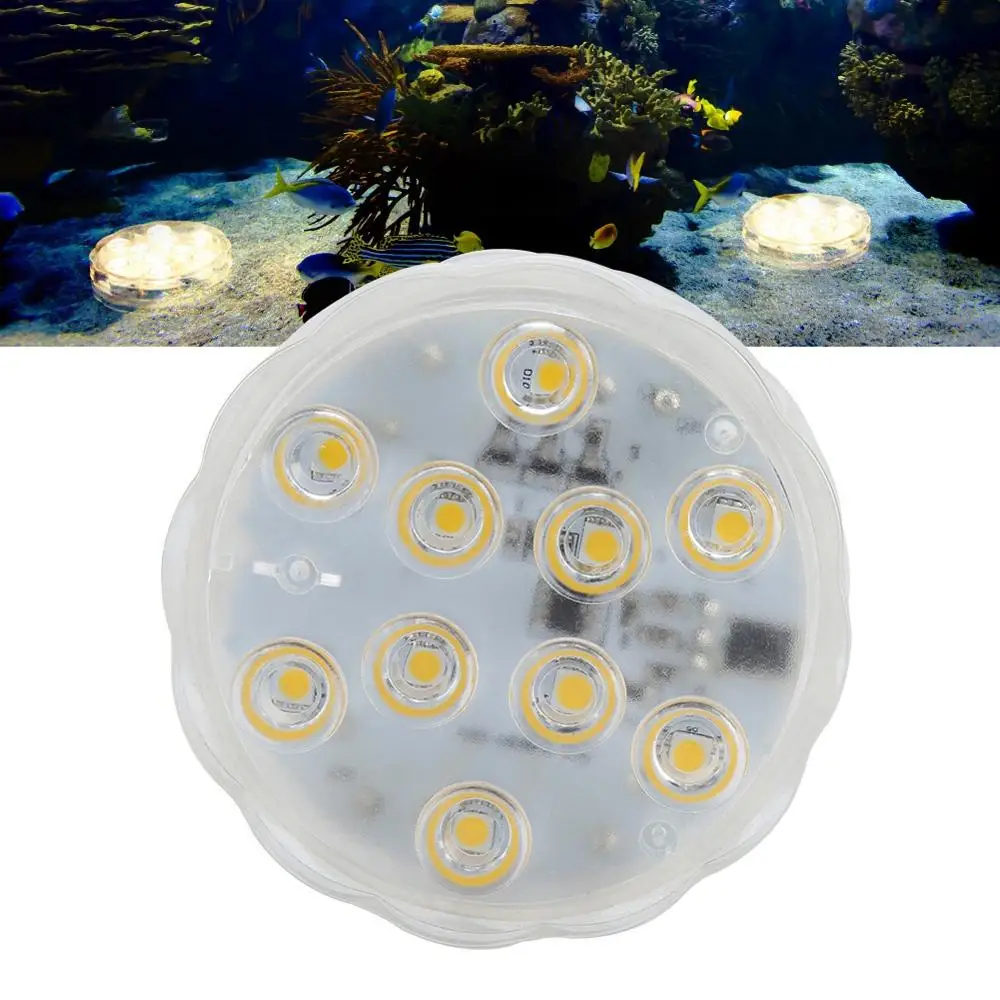 Освещение для бассейна Led аквариум 4 5 V LED подводный свет теплый белый