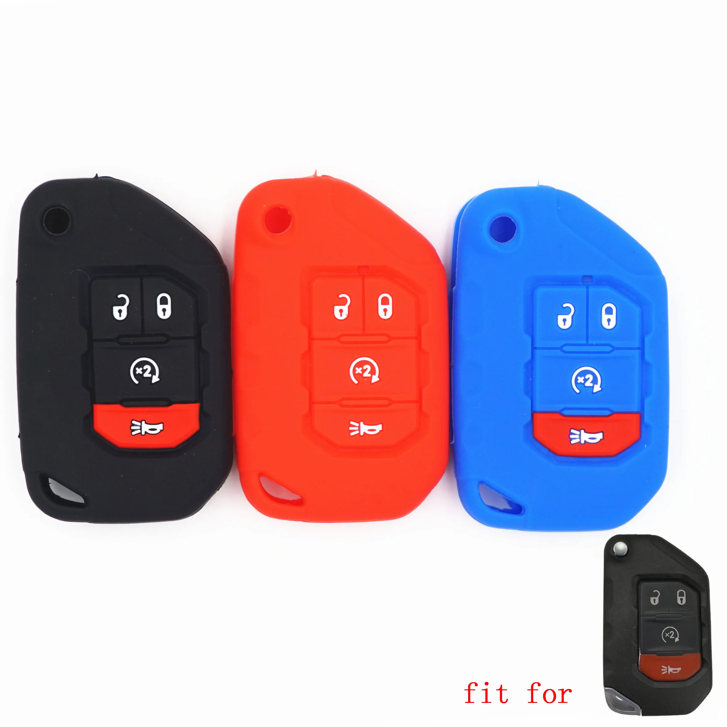 WFMJ силиконовый 4 кнопочный пульт дистанционного управления умный флип держатель