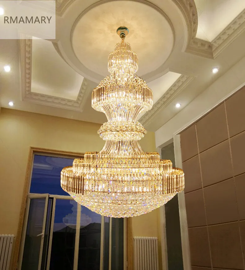 Современный роскошный хрустальный подвесной светильник светодиодный