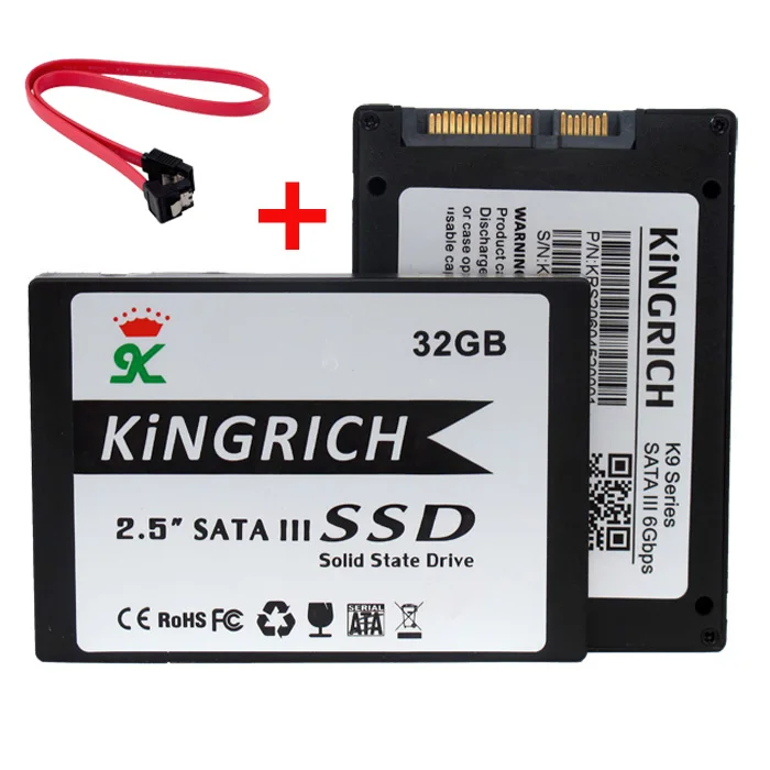 Kingrich Жесткий Диск 2.5 &quotSATA II SSD 32 ГБ 16 Внутренний Твердотельный Накопитель Г