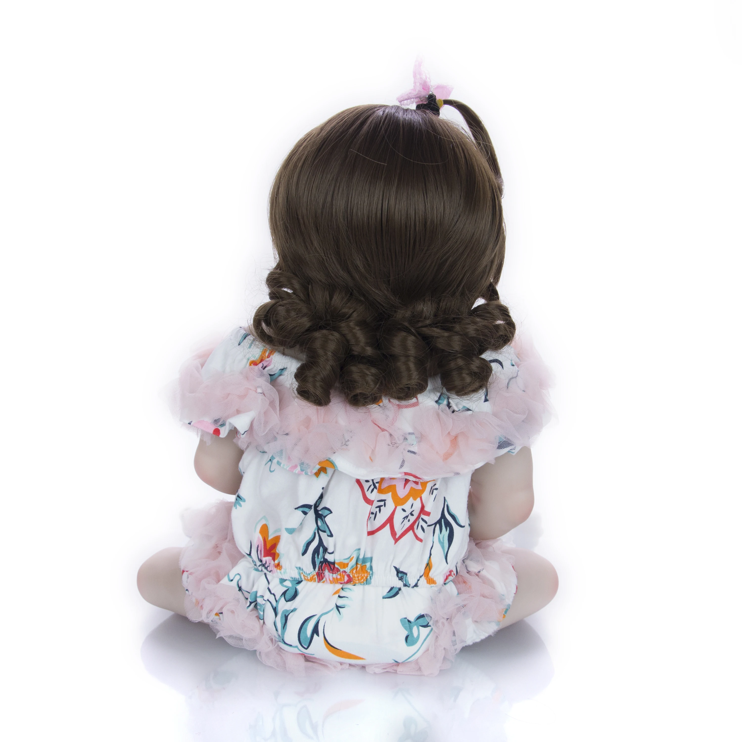 KEIUMI 23'' Handmade Silicone Full Body Reborn Baby Doll Realistic Princess Girl Kids Birthday Gifts Curved Hair | Игрушки и