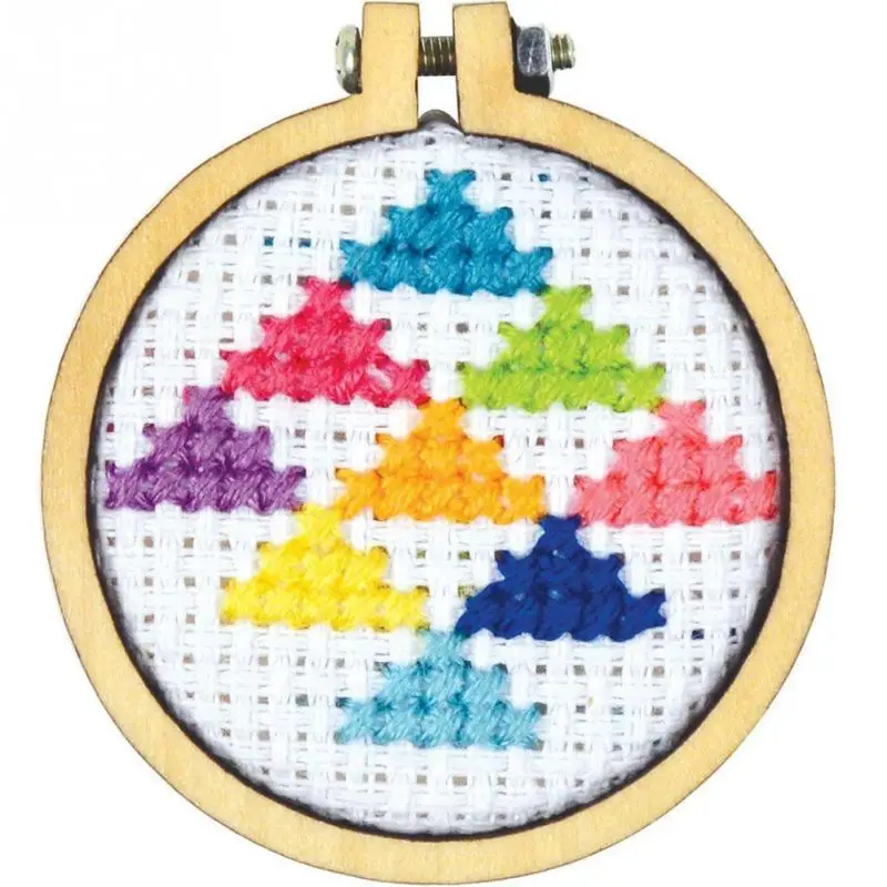 Mini/Large Wooden Cross Stitch Hoop Ring Embroidery Circle Sewing Kit Frame Craft Set 2 Chip Screw Nut #705 | Дом и сад