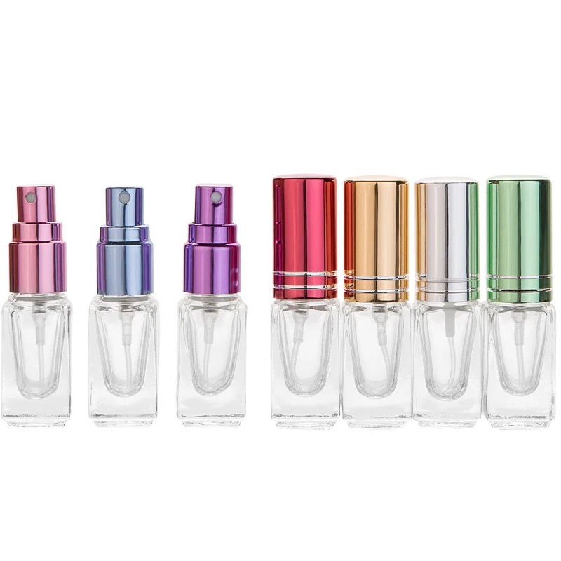 

1pc 3ml Mini Glass Perfume Spray Bottle Spray Atomizer Empty Cosmetic Container Travel Refillable Bottles