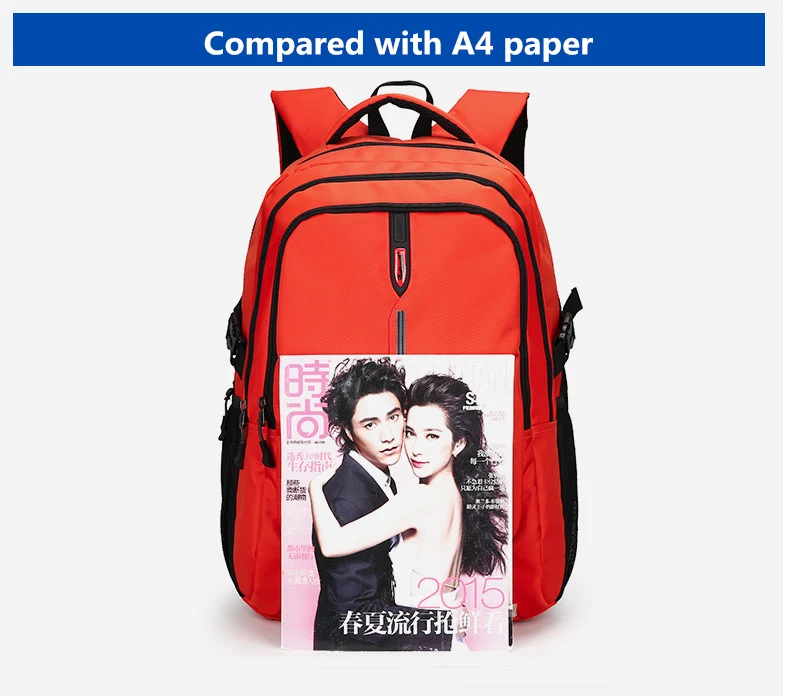 fashion business men's knapsack Large capacity travel backpacks School backpack schoolbags for boys mochila infantil