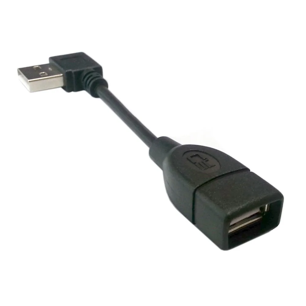 480 Мбит/с USB 2 0 прямоугольный 90 градусов A Тип Мужской Женский удлинитель 20 см 10