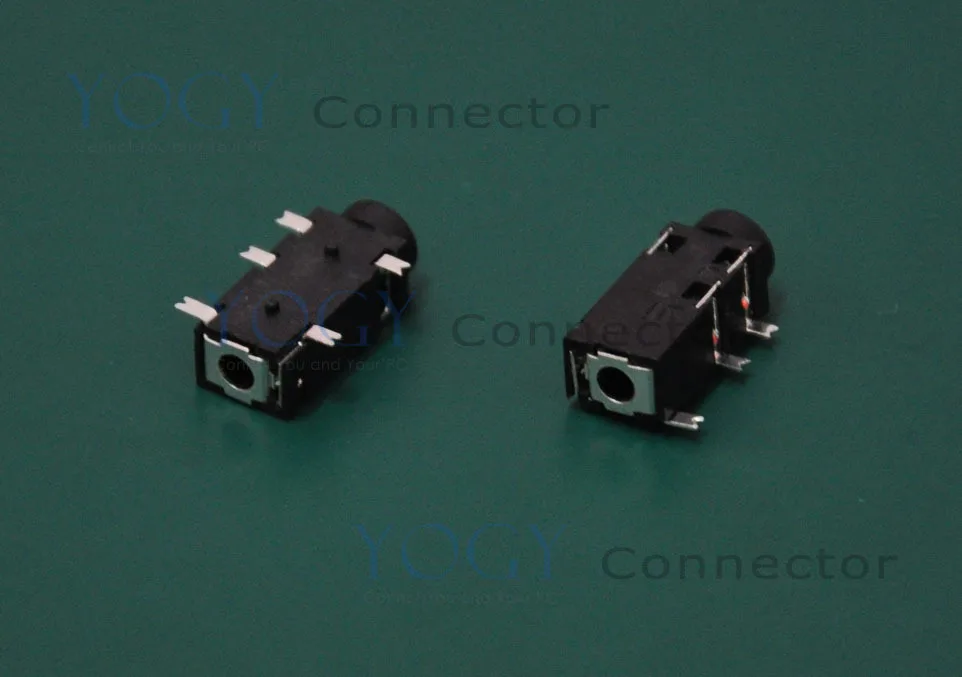 20pcs 3.5mm Audio Jack 5 Fixed feet SMT Headphone Connector Size 14.3*6*4.5mm for Tablet Mp3 Mp4 GPS | Обустройство дома