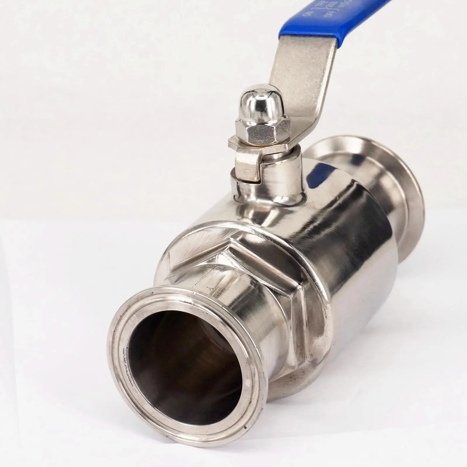 2 &quot51 мм 304 санитарный шаровой кран из нержавеющей стали три зажима Тип