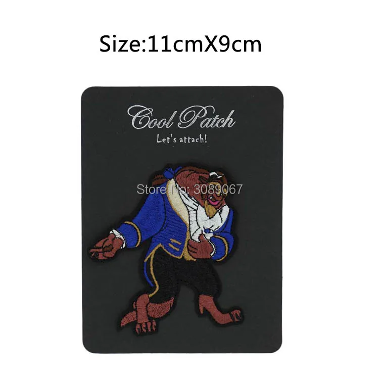 4 &quotлоготип красавицы и чудовища вышитая нашивка для шитья по ТВ фильму