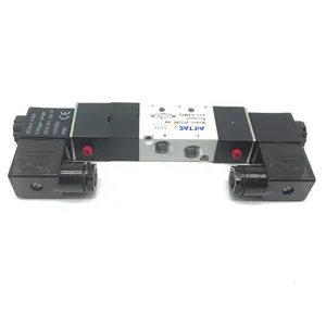 1 шт., 3-позиционный 5-позиционный воздушный электромагнитный клапан, 14 дюйма, 4 в, c-08, 12 В постоянного тока