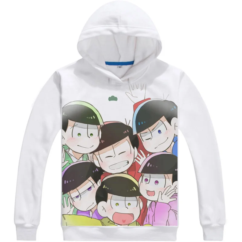 Coolprint Аниме толстовки г-н Osomatsu Matsuno 3D с капюшоном и длинными рукавами Мацуно