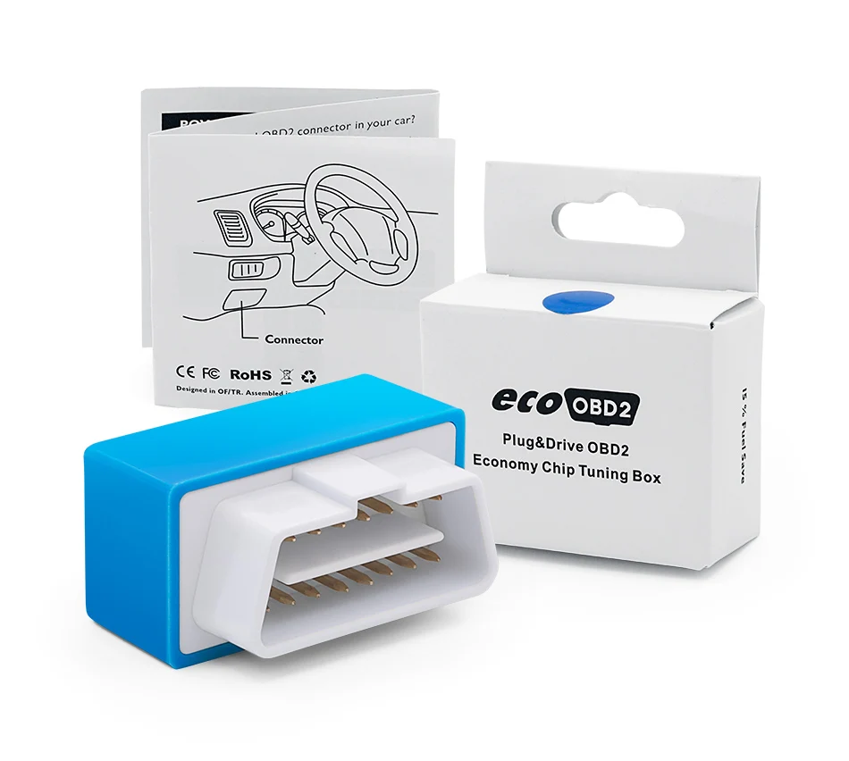 Новое поступление ECO OBD2 синий чип для дизельного топлива с функцией сброса