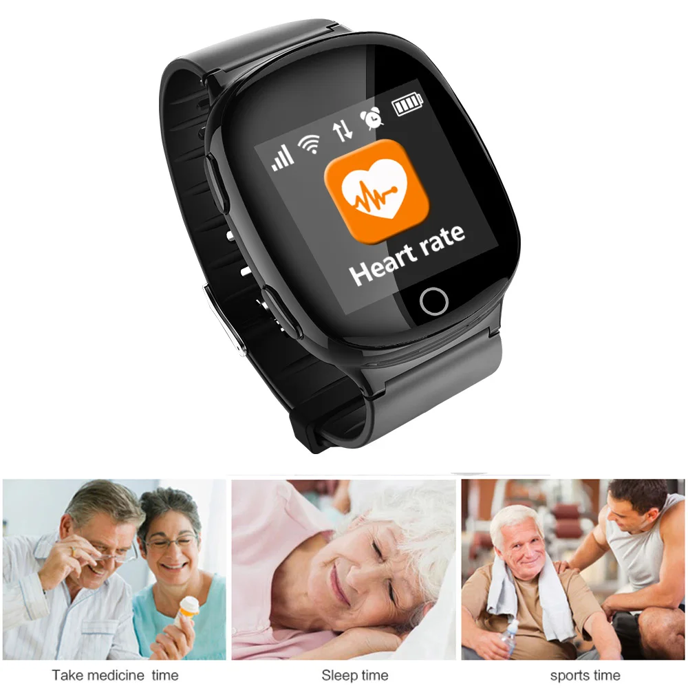 Смарт часы GPS трекер позиционирование анти потеря пульса спортивный Осенняя