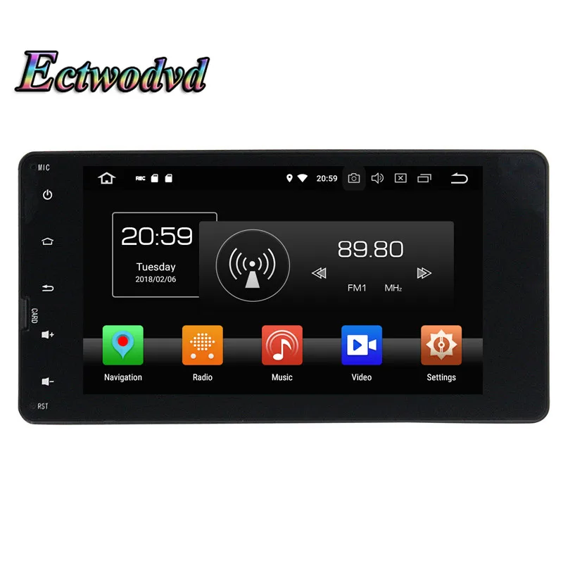 Ectwodvd Восьмиядерный 4G ram 64G rom Android 9 0 Автомобильный мультимедийный dvd плеер