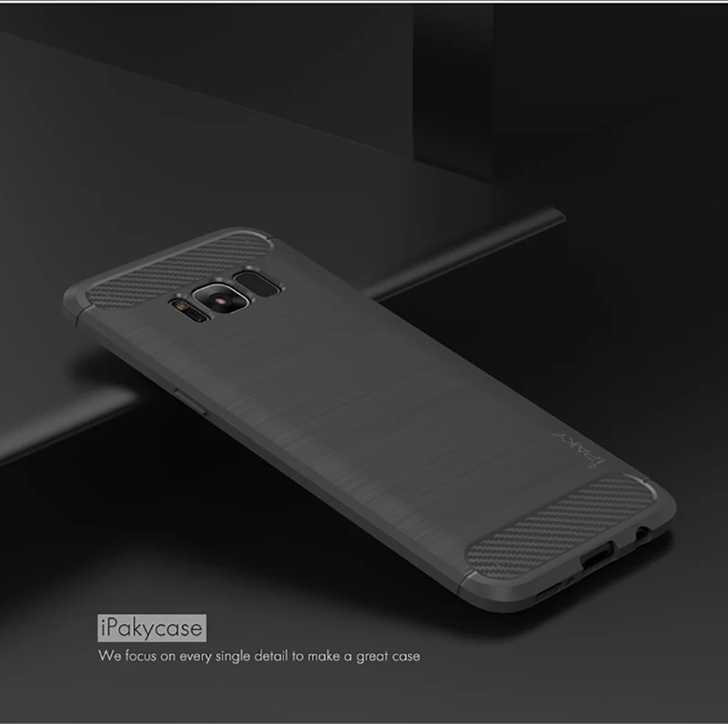 Grey Ipaky для samsung Galaxy s10 s9 S8 S7 S6 S 7 8 plus edge E чехол Мягкая силиконовая задняя крышка для samsung Galaxy note8 9 чехол - Цвет: Grey