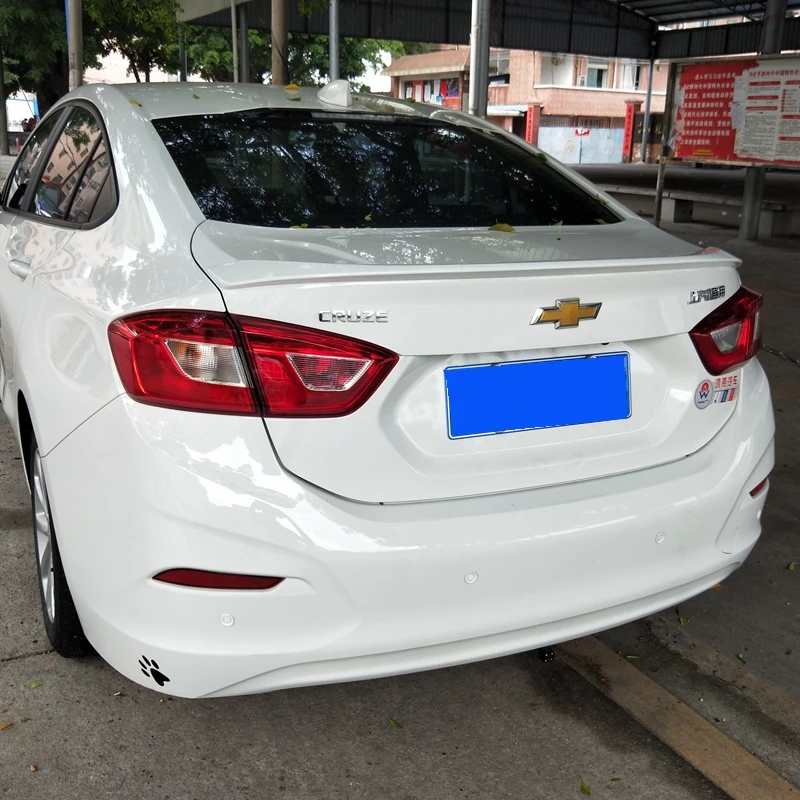 Для тип Chevrolet Cruze спойлер высокое качество материала ABS первоклассника или любой DIY Цвет автомобиля задний спойлер для Cruze