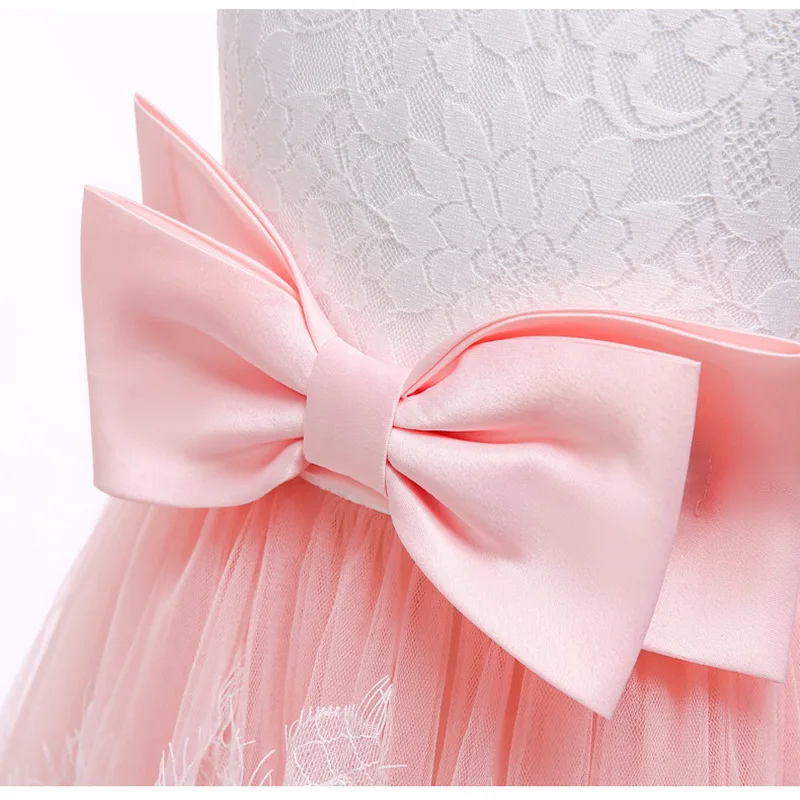 

Baby Girls Princess Big Kids Bow-Knot Dress Girl Sleeveless Bridal Gown Prom Dress Birthday Party Wedding Costumes
