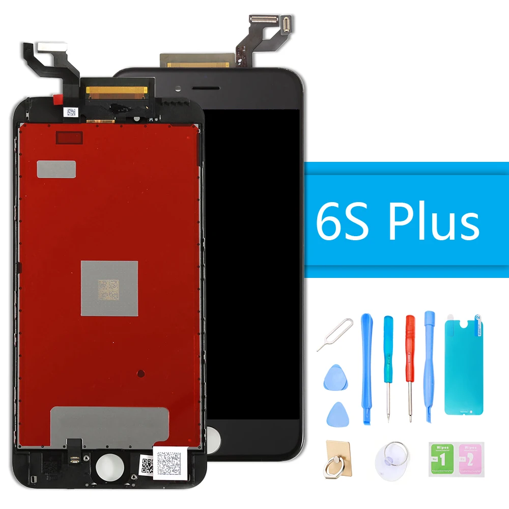 Роскошный костюм для iPhone 6 S Plus ЖК-экран Замена 3D силы сенсорный экран дигитайзер