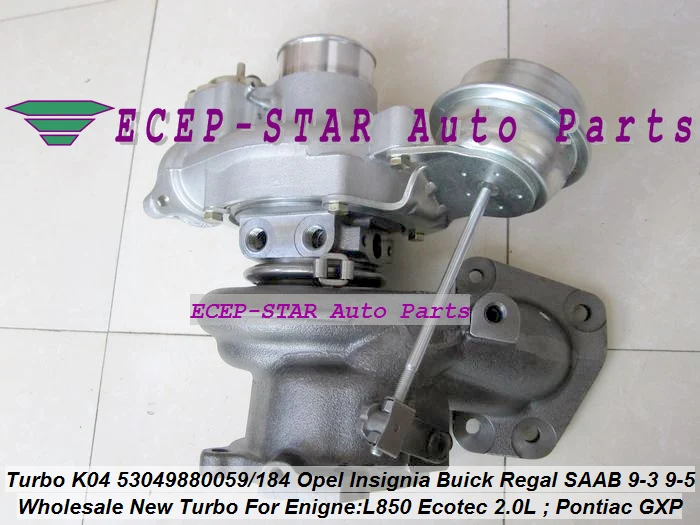 Турбокомпрессор K04 53049880200 53049700200 для Opel GT L850 Insignia A20NHT Pontiac Solstice GXP Buick Regal Verano 2.0L без