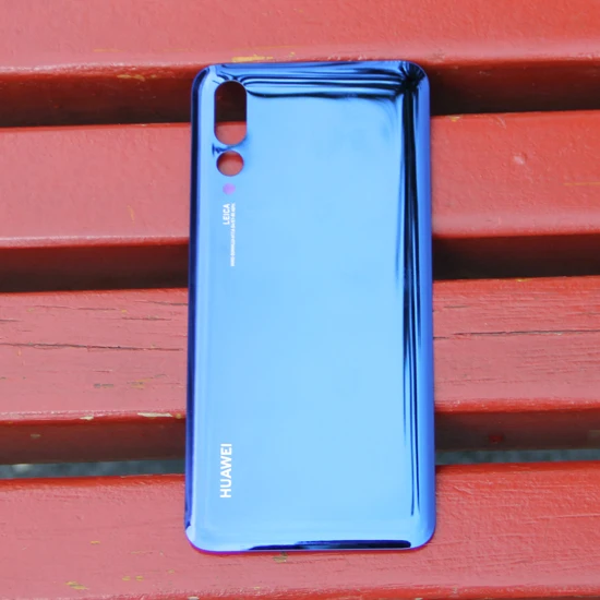 Blue Чехол для задней батареи huawei для huawei P20 Pro, чехол для задней панели со стеклом - Цвет: Blue