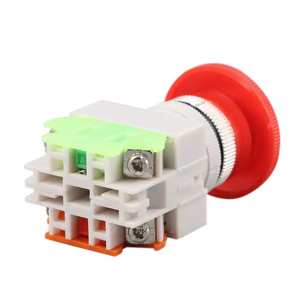 1 шт. стоп-Переключатель кнопочный гриб кнопочный NO+ NC 660V 10A LAY37-11ZS