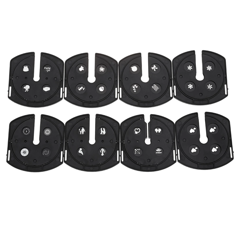 Premium LED Stage Light Magic Ball Disco DJ Laser Lighting with 8PCS Switchable Pattern Lens For Wedding Christmas Halloween | Лампы и