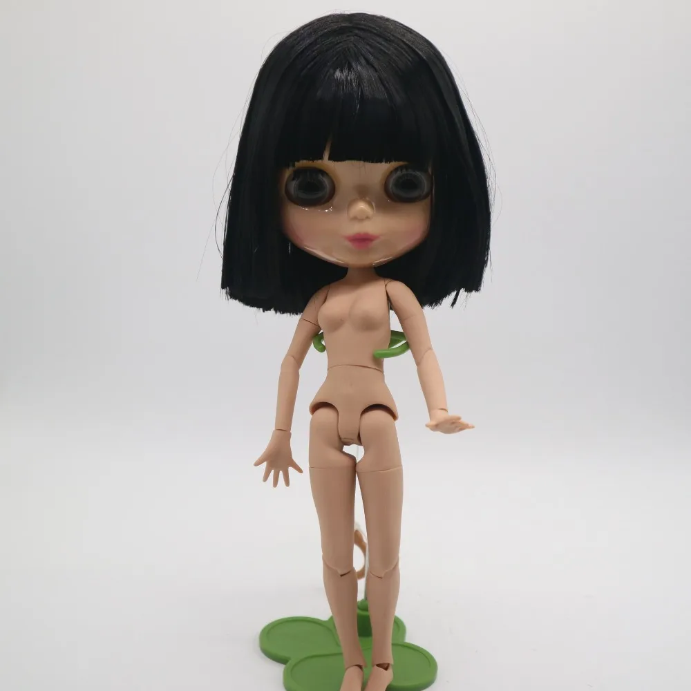 Цельная кукла без одежды Blyth кукла загара кожи черные волосы Модная Кукла фабрика кукла 201810