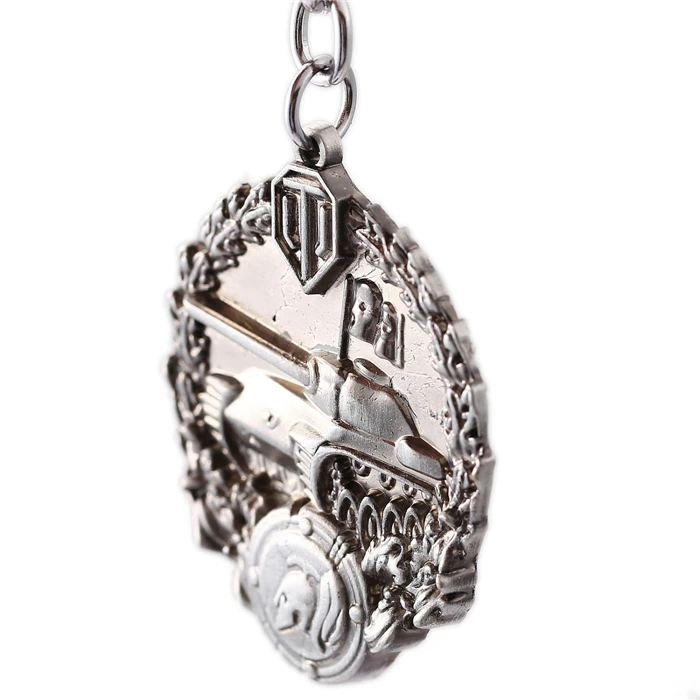 

10/pcs World of Tanks Key Chain 2 colors Key Rings For Gift Chaveiro Car Keychain Jewelry Key Holder Souvenir YS11609