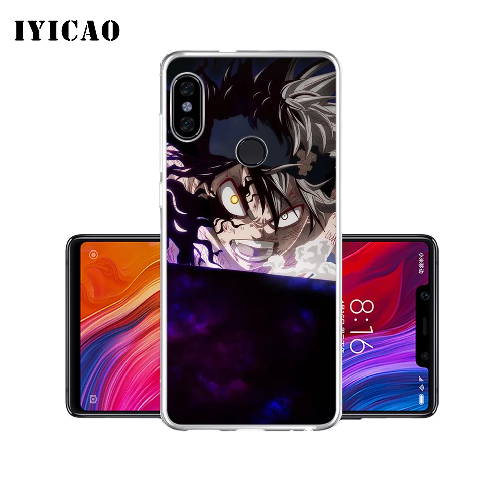 Мягкий силиконовый чехол IYICAO для телефона Xiaomi Mi 9 8 SE 6 A1 A2 Lite F1 MIX2S MIX3 из ТПУ с черным