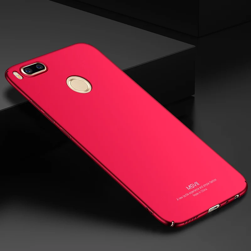 For Xiaomi Mi A1 Case Original MSVII Luxury Ultra Thin Micro scrub PC Hard Cell Phone MiA1 5X Cover Coque |
