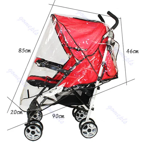 

Waterproof Wind Shield Rain Cover Fit Most Strollers Pushchairs Buggy