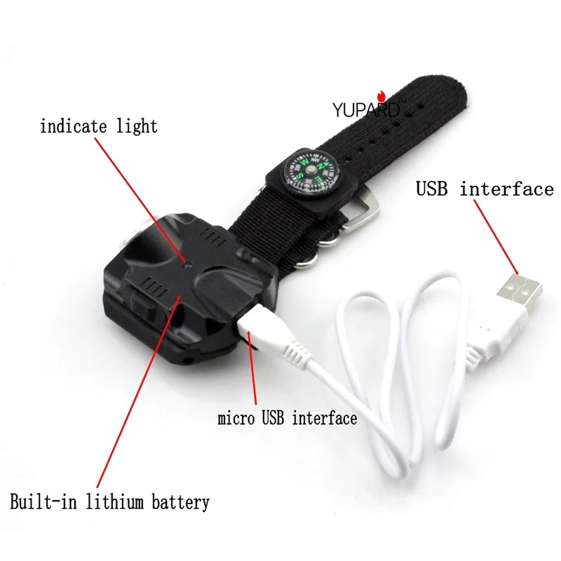 Q5 светодиодный перезаряжаемый флэш-светильник фонарь usb зарядка