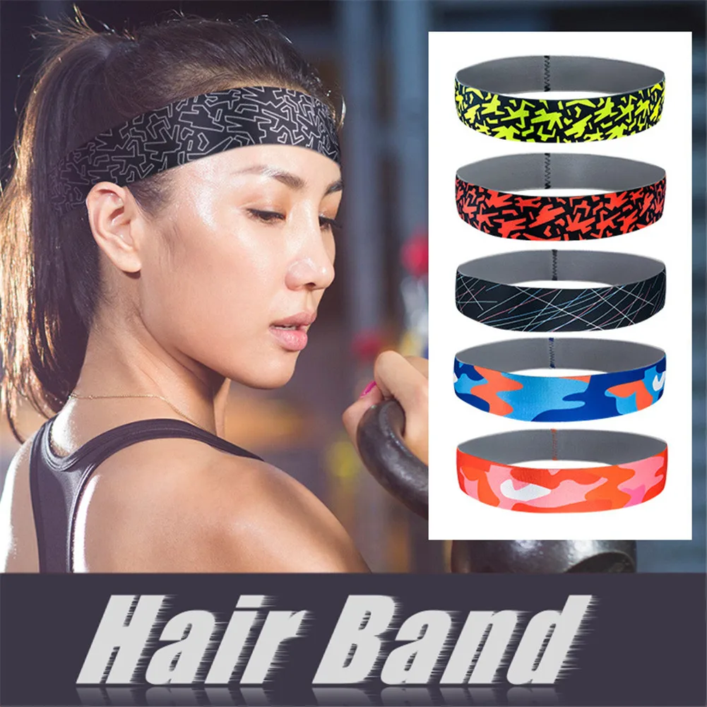 Йога абсорбент Hairband резинки Спорт Бег открытый фитнес повязка на голову из хлопка анти пот-абсорбент лента для волос Forunisex