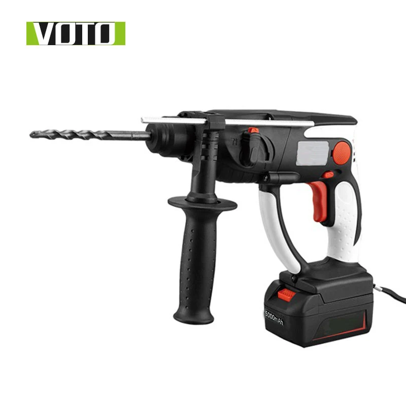 VOTO High-power Wireless Rechargeable Lithium Multi-function Electric Hammer Drill 21V 5000mAh for Woodworking Power Tool | Инструменты