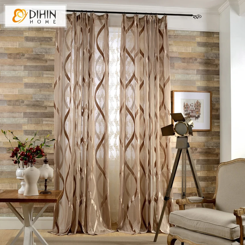 

1 шт., прозрачные шторы для гостиной DIHIN HOME