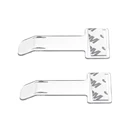 2 шт.комплект, пластиковые зажимы для парковочных билетов, 7,5x4x0,10 см