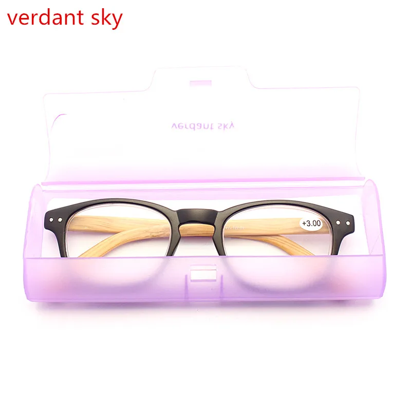 2017 ретро качество модные полная оправа Имитация древесины очки для чтения