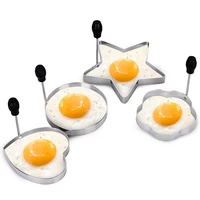 stainless steel fried egg shape mold pancake ring maker form for eggs mould kitchen cooking tool