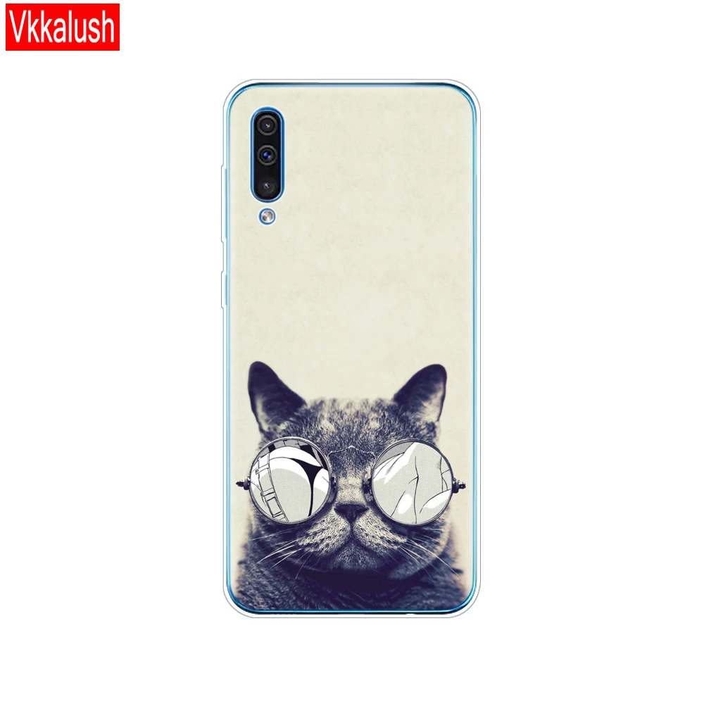 80105 Чехол для samsung Galaxy A50 Чехол Мягкий силиконовый чехол для телефона samsung A50 A505 A505F SM-A505F 6," прозрачный чехол - Цвет: 80105